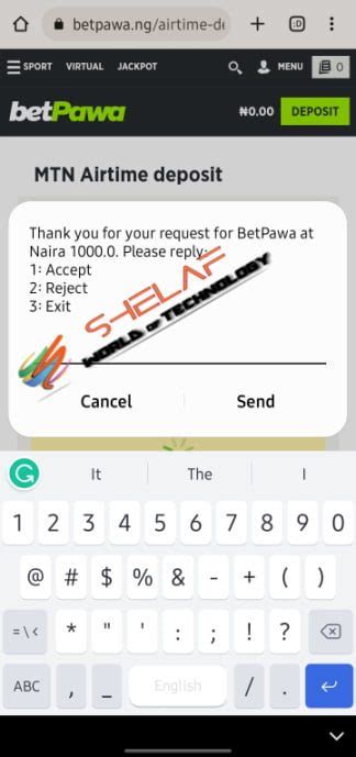 airtime deposit
